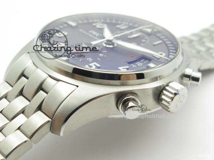 MIROTIME 0305 Pilot Spitfire Chrono ZF Best Edition Gray Dial On SS Bracelet A WrinkleFree 7357